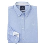 Crew Slim Fit Cotton Oxford Shirt Sky Blue