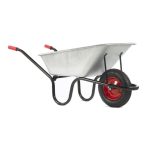 Haemmerlin County 120L Galvanised Wheelbarrow Pneumatic Wheel