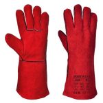 Portwest A500 14″ Split Leather Red Welding Gauntlet