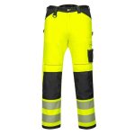 Portwest PW385 Hi-Vis Women’s Stretch Work Trousers Yellow-Black