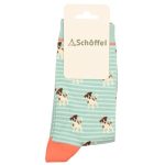 Schoffel Ladies Bamboo Single Socks Artic Jack Russell