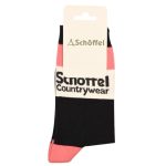 Schoffel Ladies Bamboo Single Socks Pink Heritage