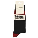 Schoffel Men’s Bamboo Single Socks Bordeaux Heritage