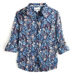 Seasalt Larissa Organic Cotton Shirt Folk Meadow Maritime