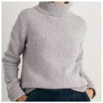 Seasalt Roll Neck Braque Jumper Light Lead