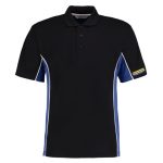 New Holland Genuine Track Polo Shirt Black-Royal Blue
