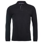 Barbour Essential Long Sleeve Polo Shirt Black