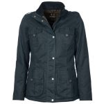 Barbour Winter Defence Waxed Cotton Jacket Navy-Classic