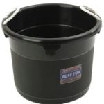 Curver Tuff Tub Black Bucket 69L