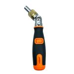 Rolson Flexi Head Ratchet Screwdriver with Spare Bits