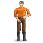 Bruder Man Figure with Brown Jeans & Wellies 1:16 Scale