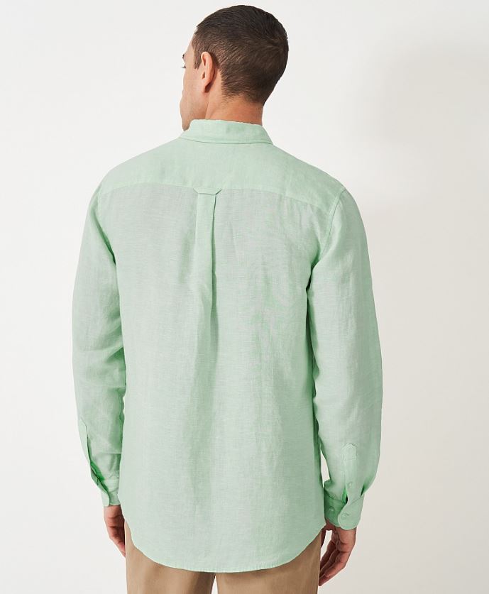 Crew Mens’ Long Sleeve Linen Shirt | Ernest Doe Shop