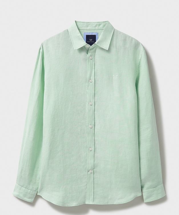 Crew Mens’ Long Sleeve Linen Shirt | Ernest Doe Shop