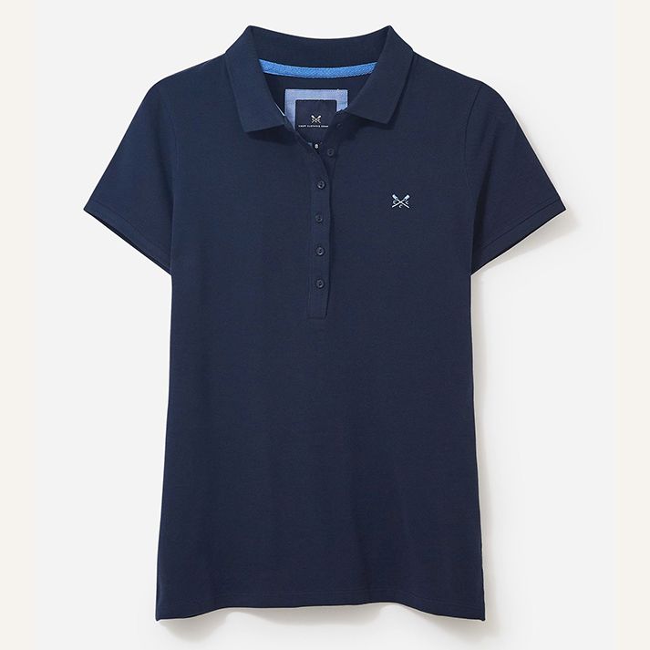 Crew Women s Ocean Classic Polo Shirt Navy Blue
