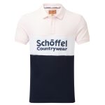 Schoffel Exeter Heritage Polo Shirt Pale Pink