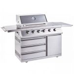 Outback Signature Pro 4 Burner Hybrid BBQ Stainless Steel