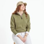 Schoffel Sennen Cove Ladies Sweatshirt Light Khaki Green