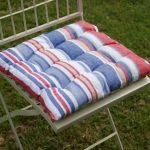 Ascalon Square Seat Cushion Pad Mixed Stripe