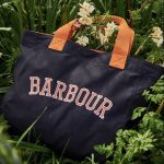 Barbour Logo Beach Bag Navy