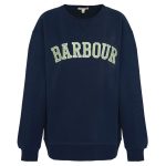 Barbour Northumberland Ladies Sweatshirt Classic Navy