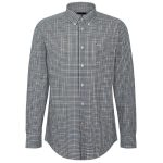Barbour Durand Long Sleeved Checked Shirt Olive