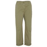 Barbour Ladies Cropped Chinos Khaki