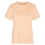 Barbour Sandgate Ladies Logo T-Shirt Soft Apricot