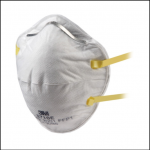 3M 8710E Unvalved Cup Shaped Dust-Mist Respirators