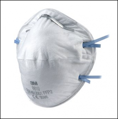 3M 8810 Unvalved Cup Shaped Dust-Mist Respirators 1