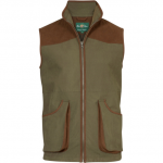 Alan Paine Berwick Mens Olive Waterproof Shooting Waistcoat 1