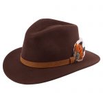 Alan Paine Richmond Unisex Brown Felt Hat