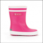 Aigle Baby Flac Unisex Wellington Boots New Rose