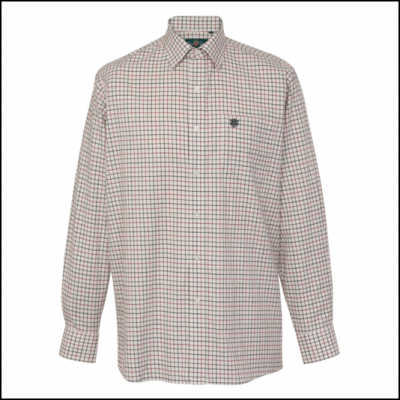 Alan Paine Ilkley Men's Red Country Check Shirt