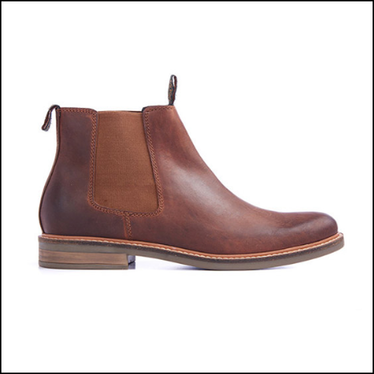 barbour farsley chelsea boots dark tan