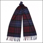 Barbour Holden Port-Navy Tartan Scarf 1