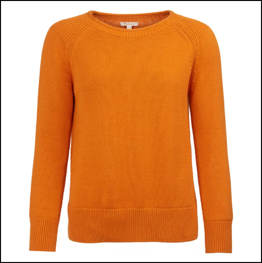 orange ladies jumper