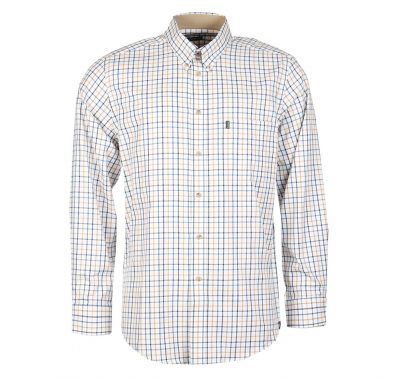 Barbour Sporting Tattersall Shirt Blue