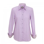 Hoggs of Fife Bonnie Lavender Stripe Shirt