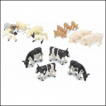 Britains Farm 17pc Mixed Animal Set 1:32 Scale