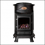 Provence 3kw Portable Gas Stove Heater Matt Black