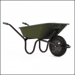 Haemmerlin Vibrante GO Green 90L Pneumatic Wheelbarrow 1