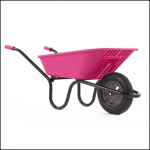 Haemmerlin Vibrante GO Pink 90L Pneumatic Wheelbarrow 1