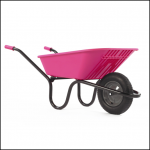 Haemmerlin Vibrante GO Pink 90L Pneumatic Wheelbarrow