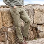 Hoggs of Fife Moleskin Jeans Dark Lovat