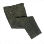 Hoggs of Fife Moleskin Trousers Dark Olive