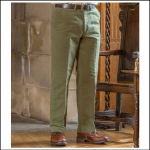 Hoggs of Fife Moleskin Trousers Lovat 1