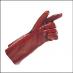 Hurricane Lightweight 14inch Red PVC Gauntlet