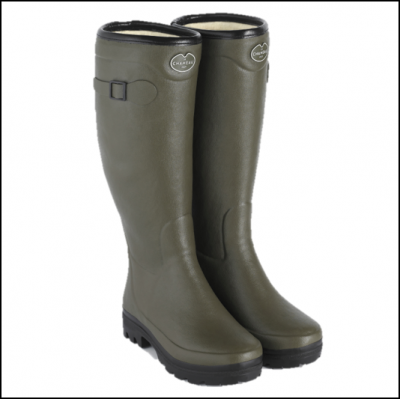 le chameau country lady fouree wellington boots