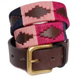 Pioneros Polo Belt – Berry, Navy & Pink