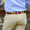 Pioneros Polo Belt - Navy, Cream & Red 2